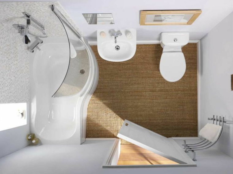 Планировка ванной комнаты