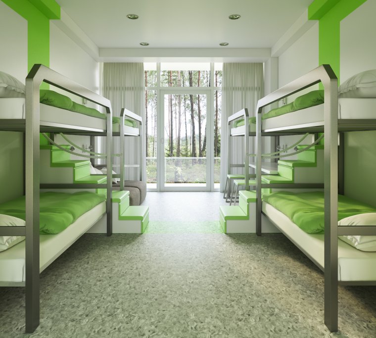 Артек Лазурный комнаты