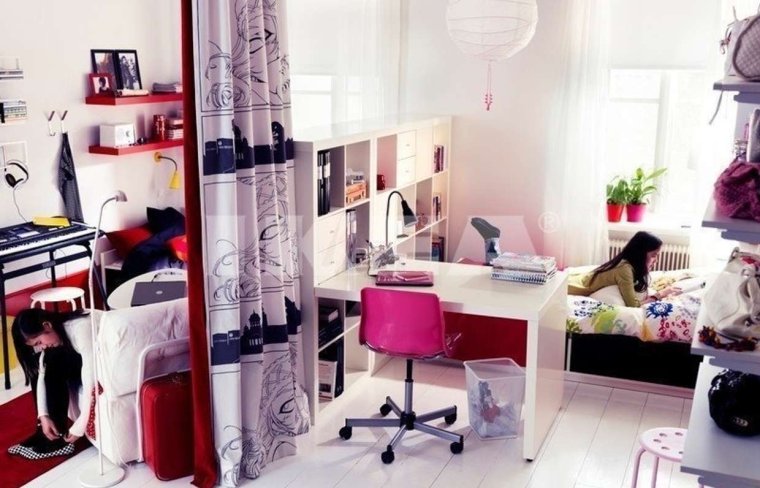 Комната подростка с мебелью икеа