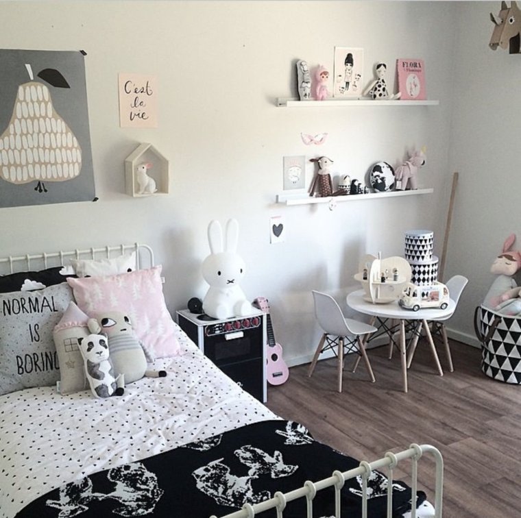 Сканди комната для девочки