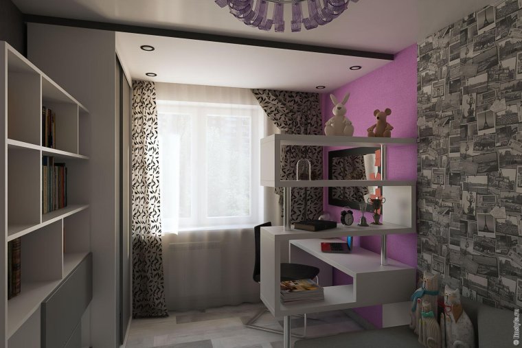 Комната для девочки в хрущевке