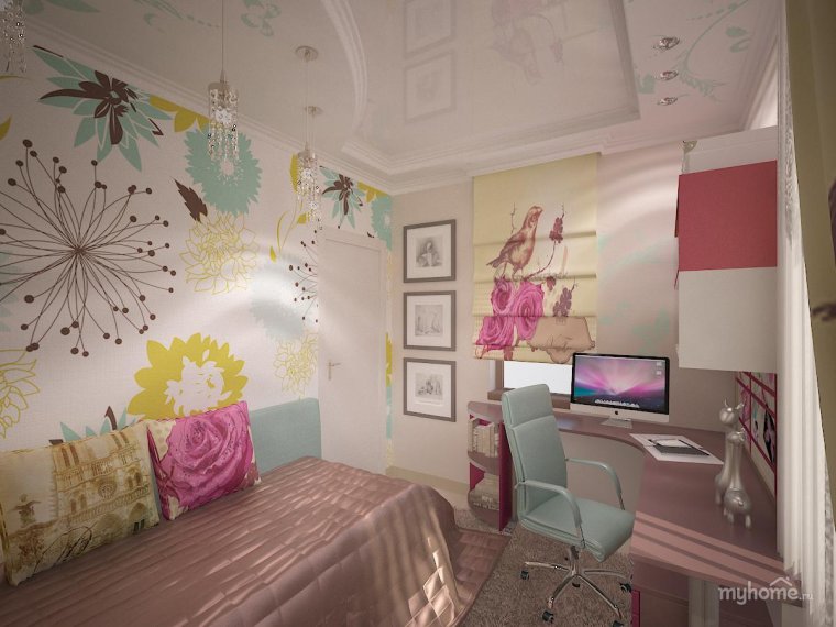 Комната для девочки подростка в хрущевке