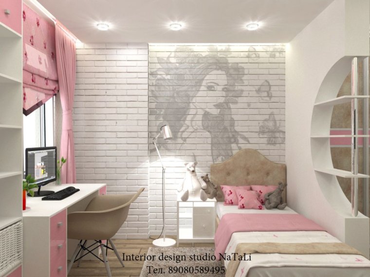 Спальня для девочки подростка хрущевка