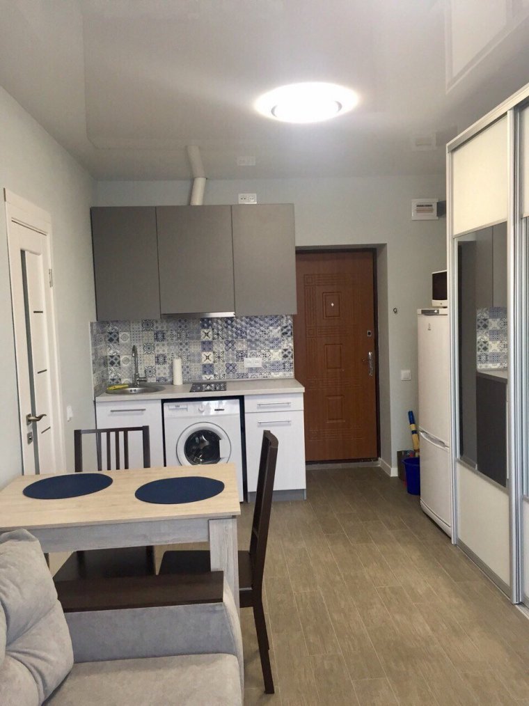 Кухня в общежитии в комнате интерьер