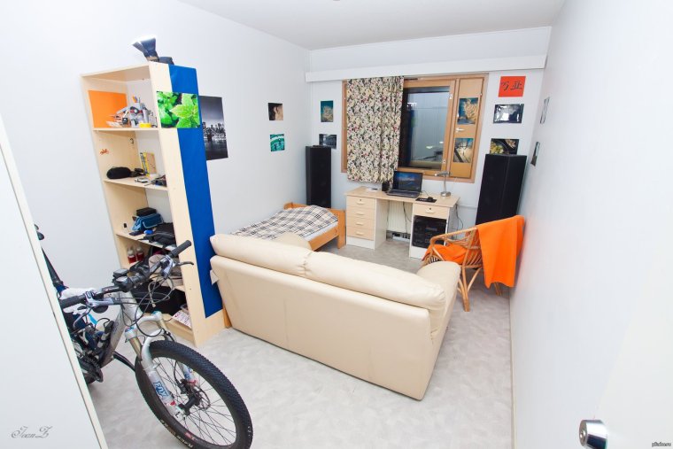 Стильная комната в общежитии