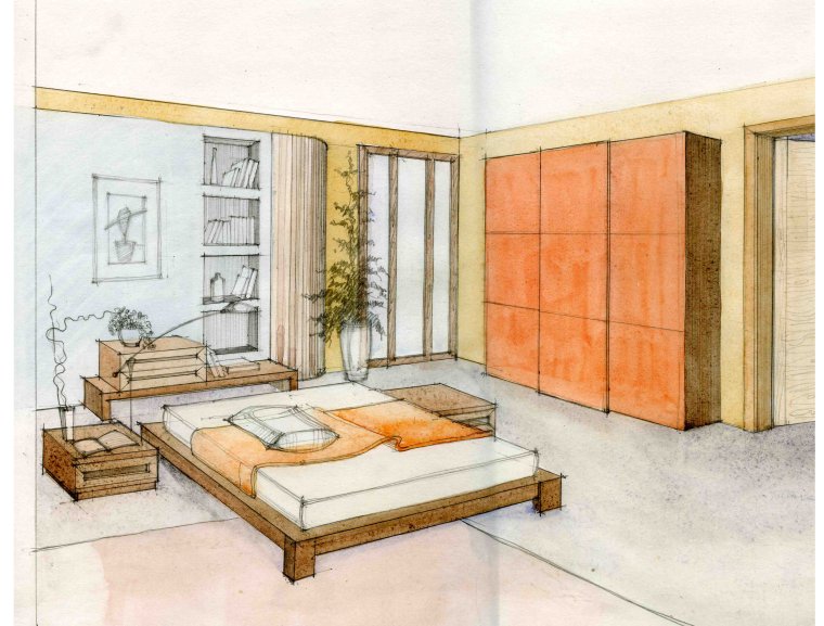 Эскиз комнаты