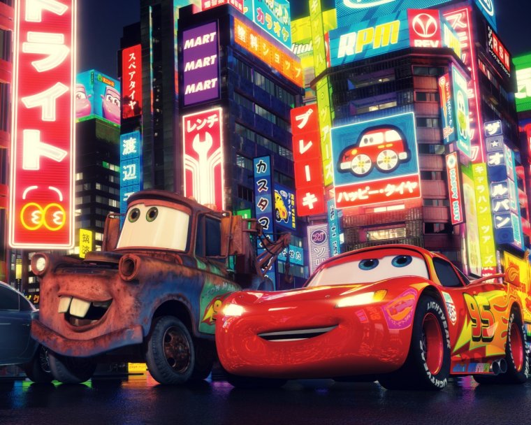 Молния Маквин в городе