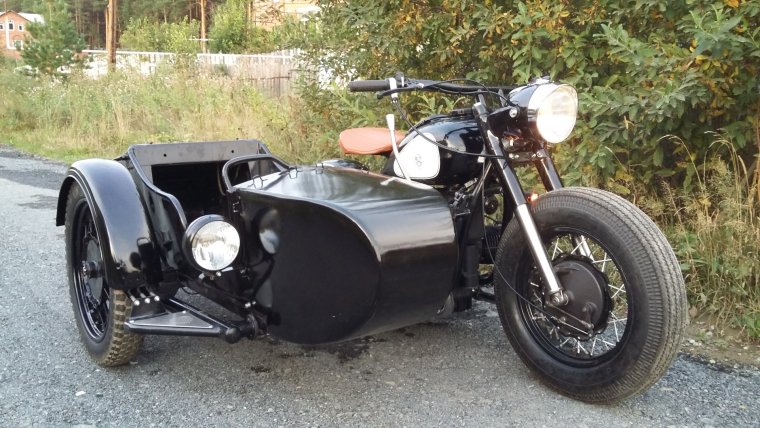 Урал Bobber с коляской