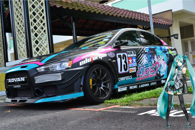 Винилы на спорткарах