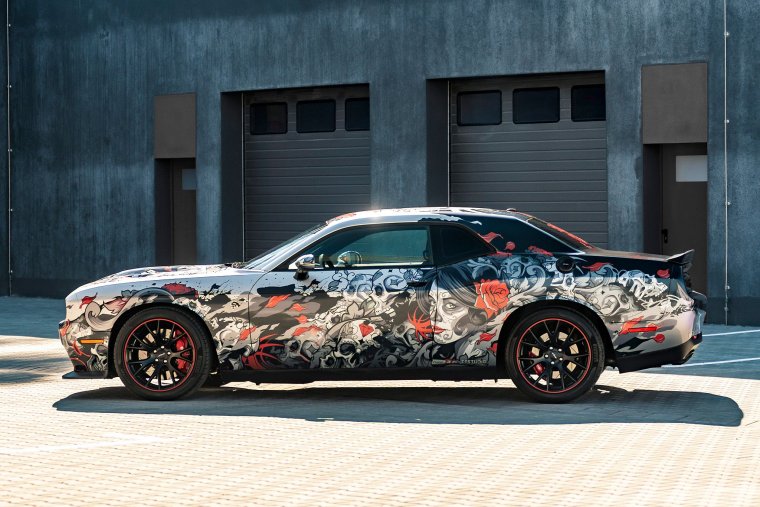 Додж Чарджер аэрография