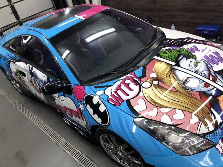 Оригинальная винилография на авто