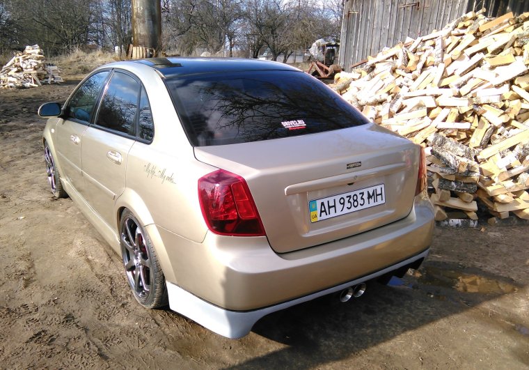 Lacetti Optra 2008 Tuning белая