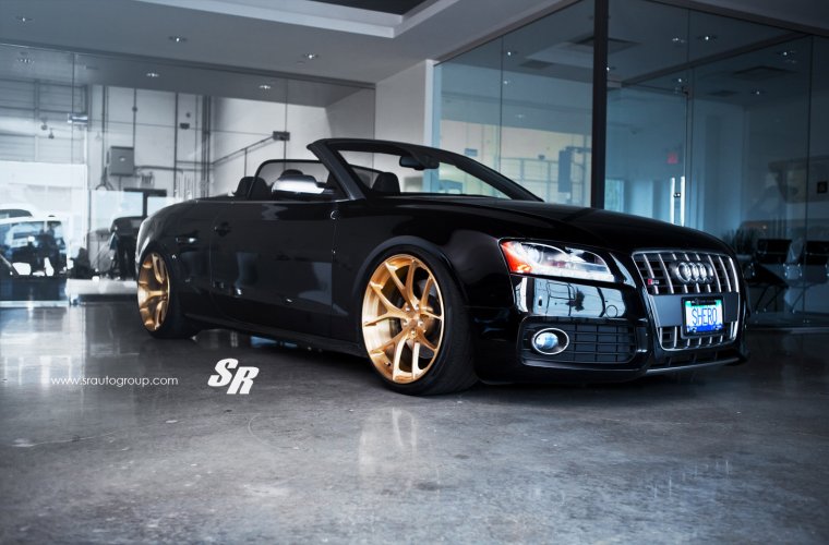 Audi s5 золотые диски