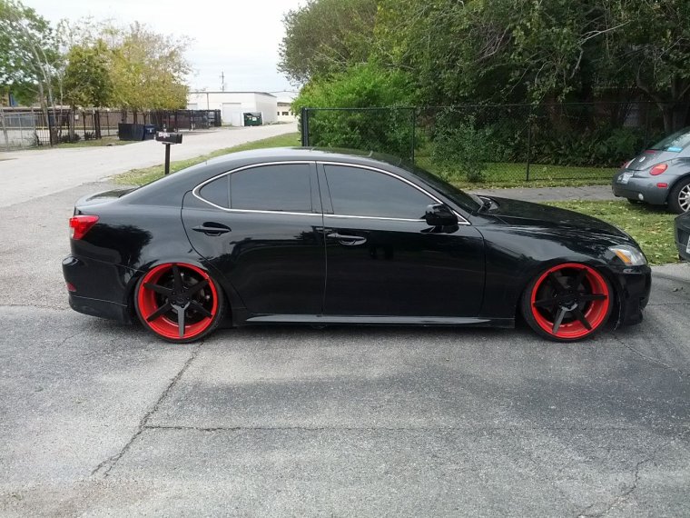 Lexus is 250 2006 красный