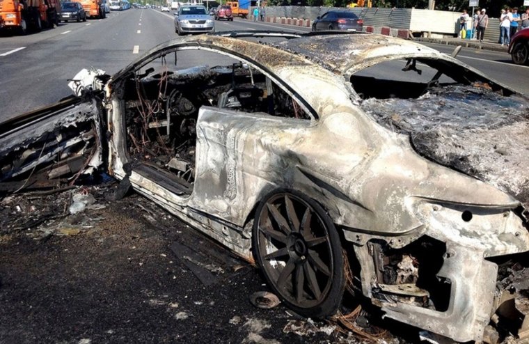 Мерседес 210 ДТП