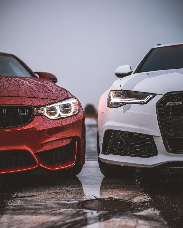 Ауди rs6 vs BMW