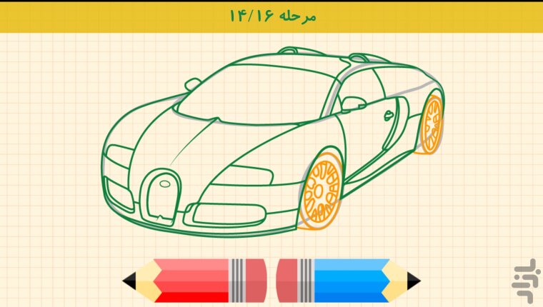 Рисование по клеточкам машины