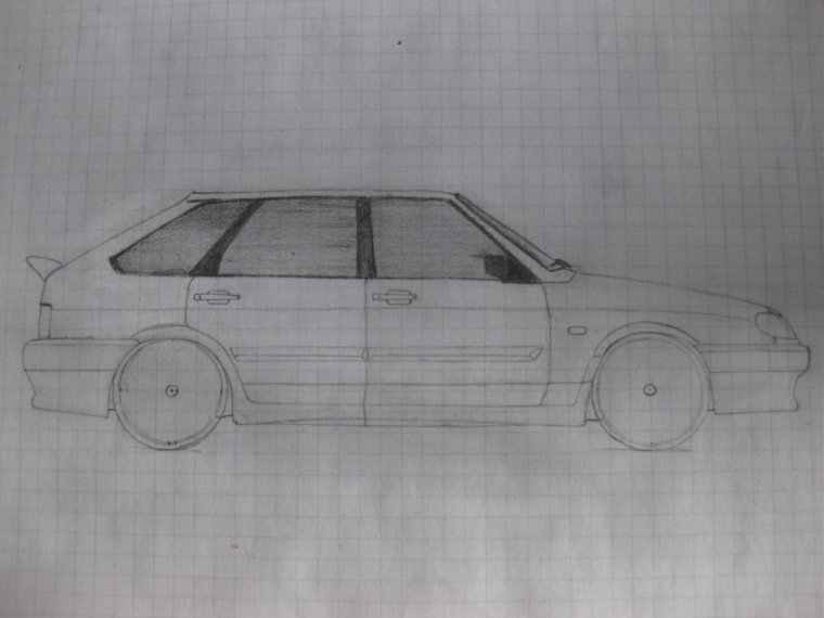 Вышивка крестом машина ГАИ