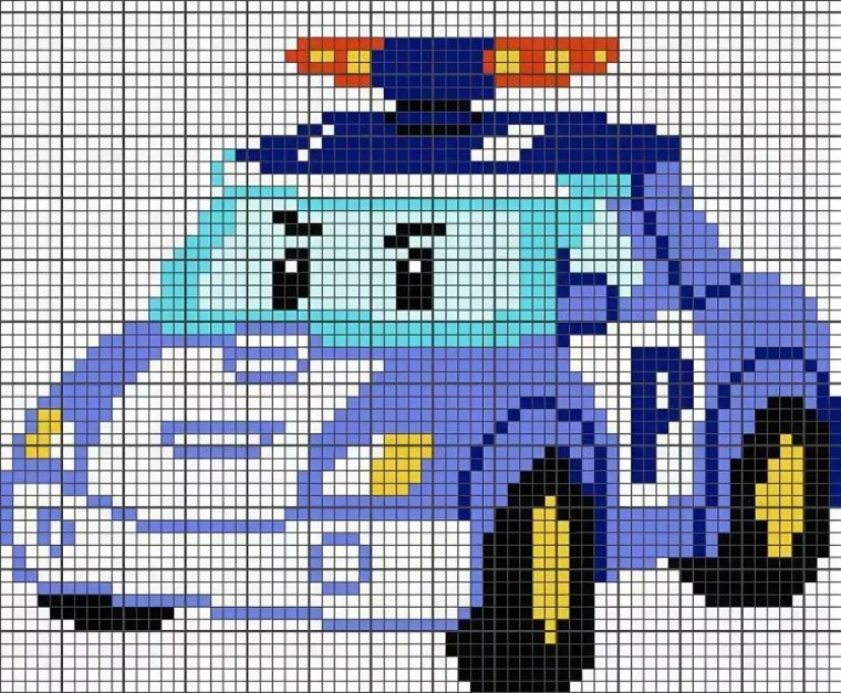 Машины по клеточкам Альфа