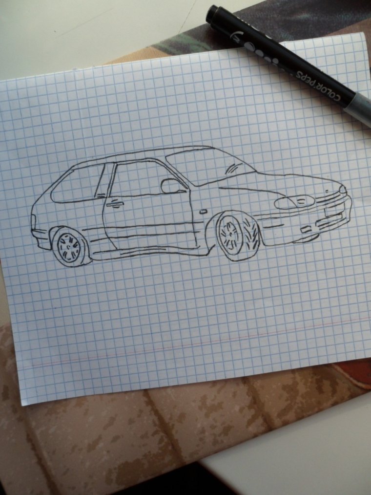 Машина по клеточкам