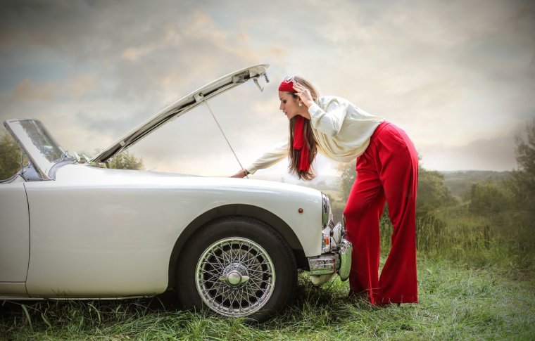 Фотосессия в Старом автомобиле