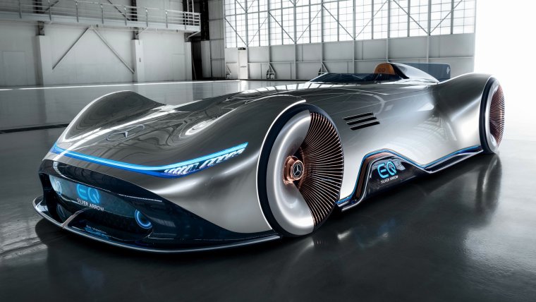 Mercedes-Benz Vision EQ Silver arrow Concept 2018
