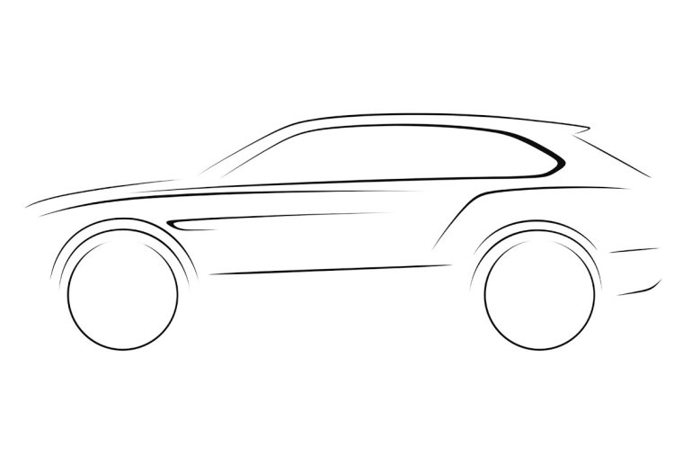 Автомобиль схематичный рисунок