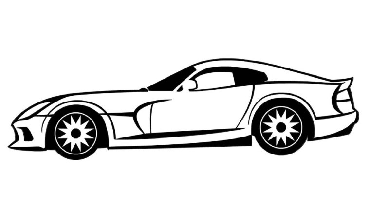 Раскраска Honda s2000