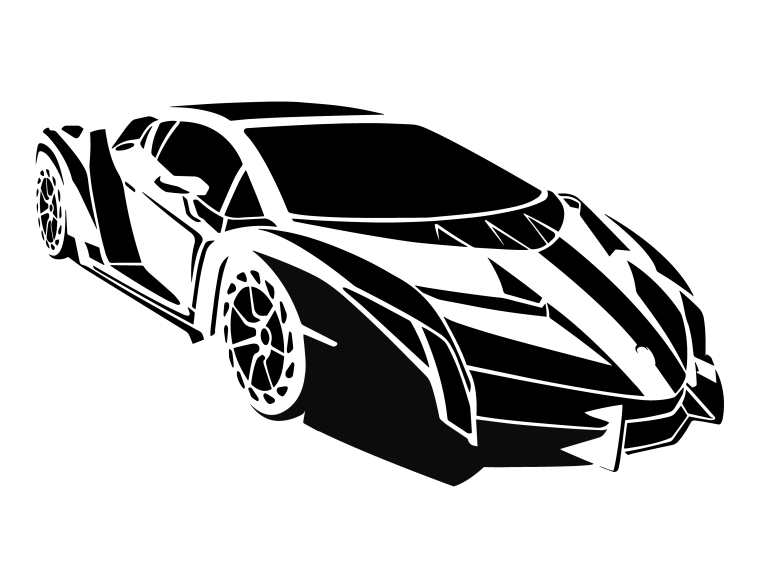 Рисунок машины спереди для детей