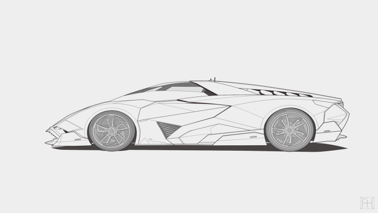 Силуэт автомобиля