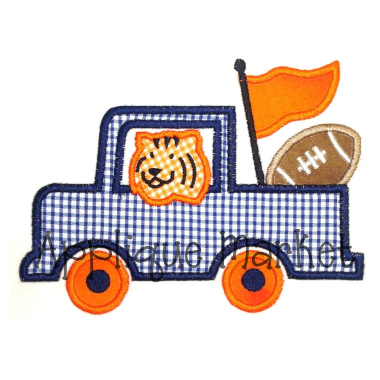 Truck Applique for a small boy