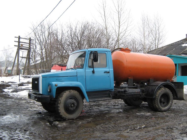 ГАЗ 53 ассенизатор водовоз