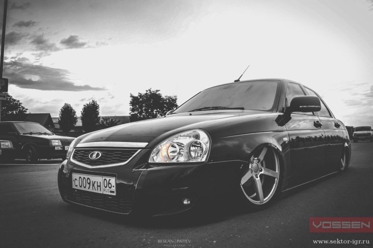 Крутые черные Приоры