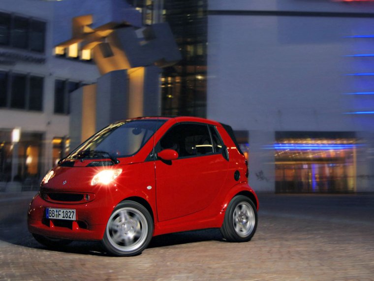Smart Fortwo 2004 красный