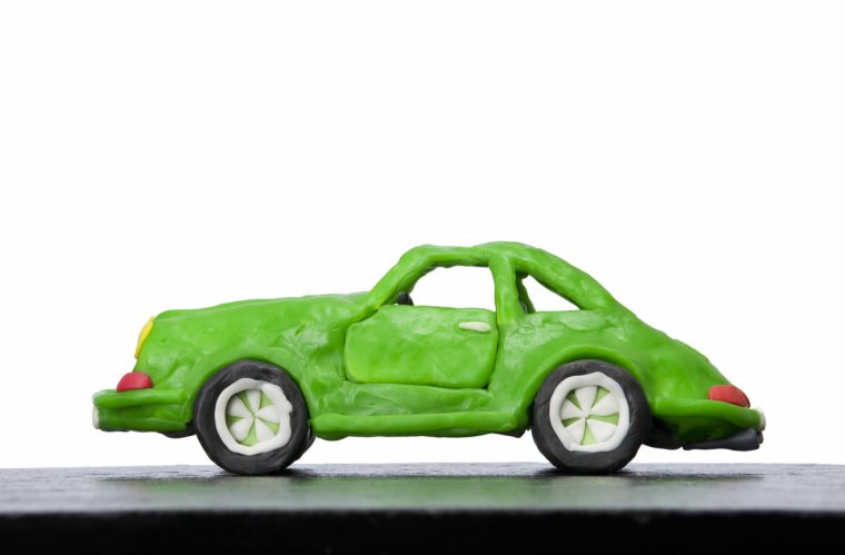 Дорогие машины из пластилина