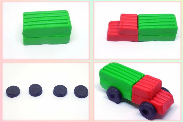 Лепка машинка