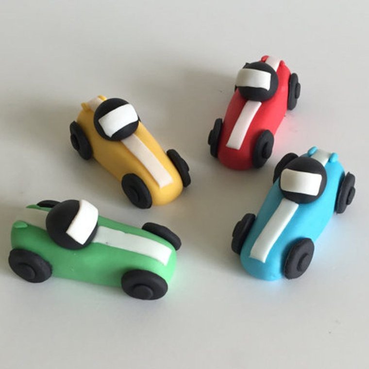 Машинки из глины