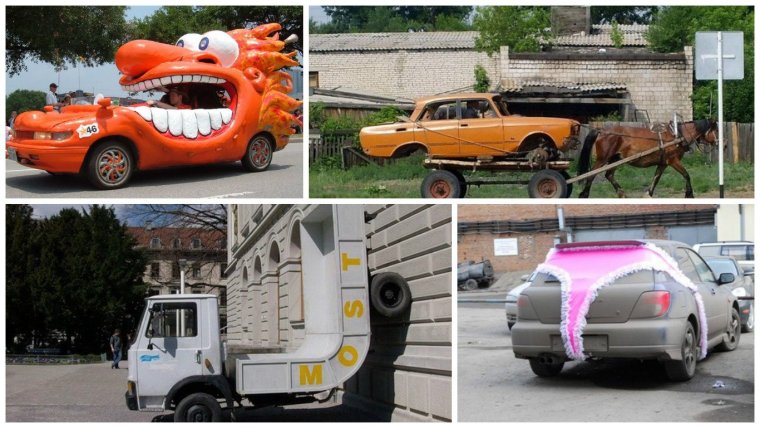 Смешные колонки в машину