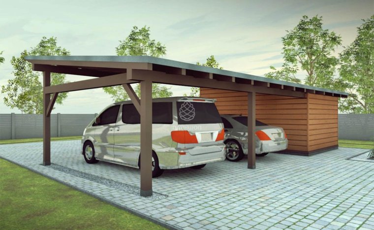 Лёгкий навес для автомобиля
