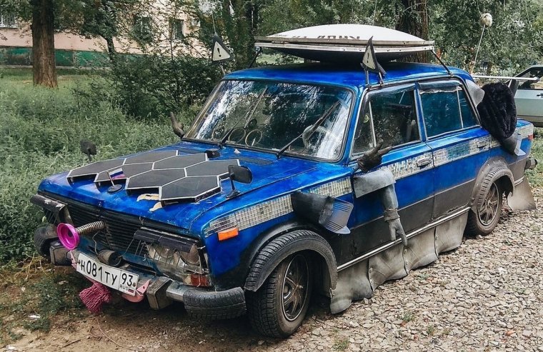 Колхозный тюнинг ВАЗ 2107