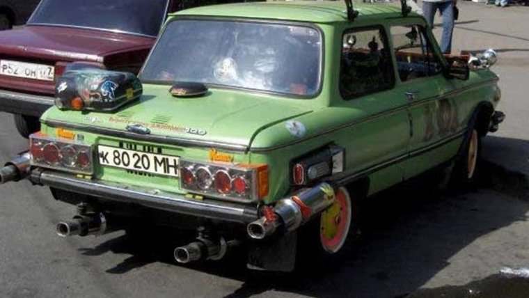 Смешные русские машины