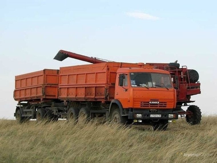 КАМАЗ сельхозник на уборке