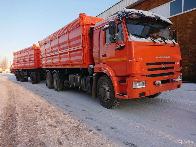 КАМАЗ-65115-30 С зерном