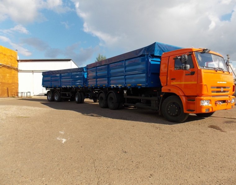 КАМАЗ 65115 зерновоз новый