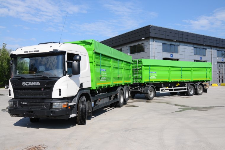 Scania p410 6x4 зерновоз