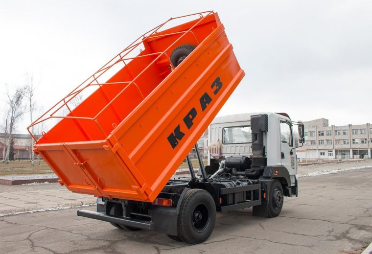 КРАЗ зерновоз самосвал