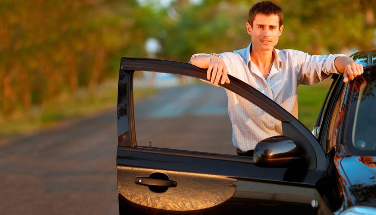 Человек и автомобиль фотосессия