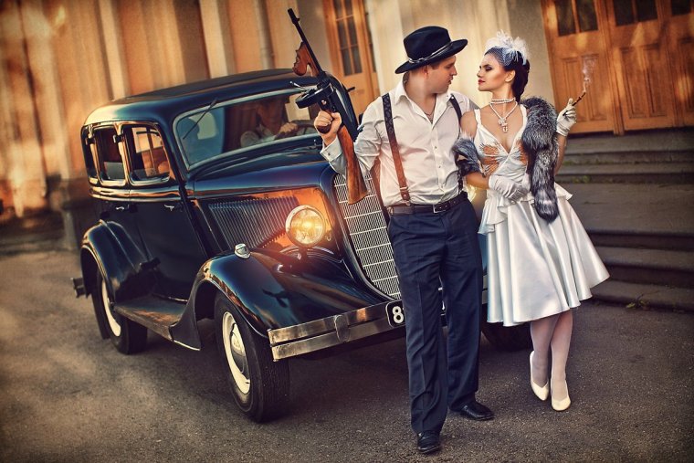 Свадьба в стиле Чикаго 30-х