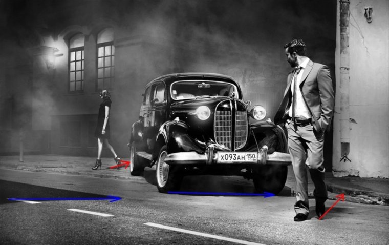 Ретро автомобиль черно белое гангстеры