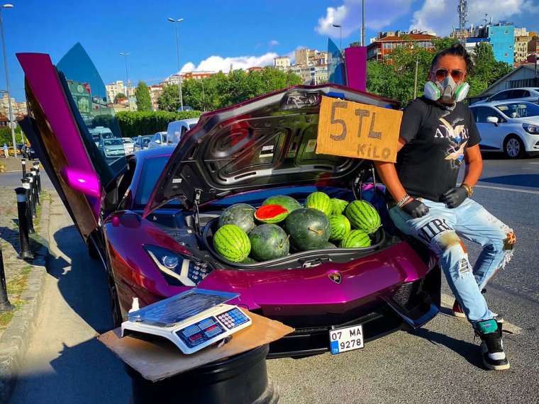 Арбузы в Ламборджини